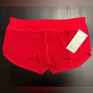 NWT Lululemon Speed Up Short *2.5" - Sz 12